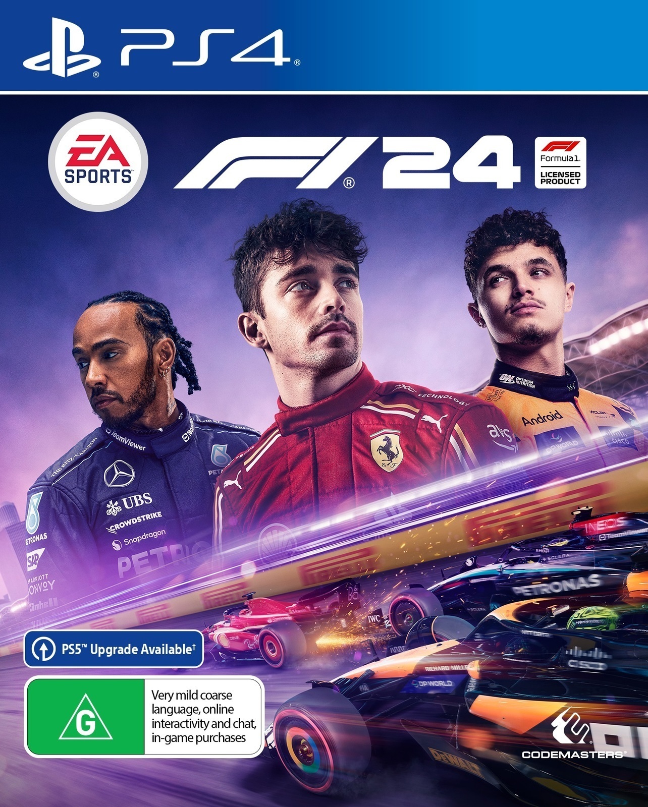 [5.05] PS4 F1 方程式赛车 2024 中文 v1.02补丁