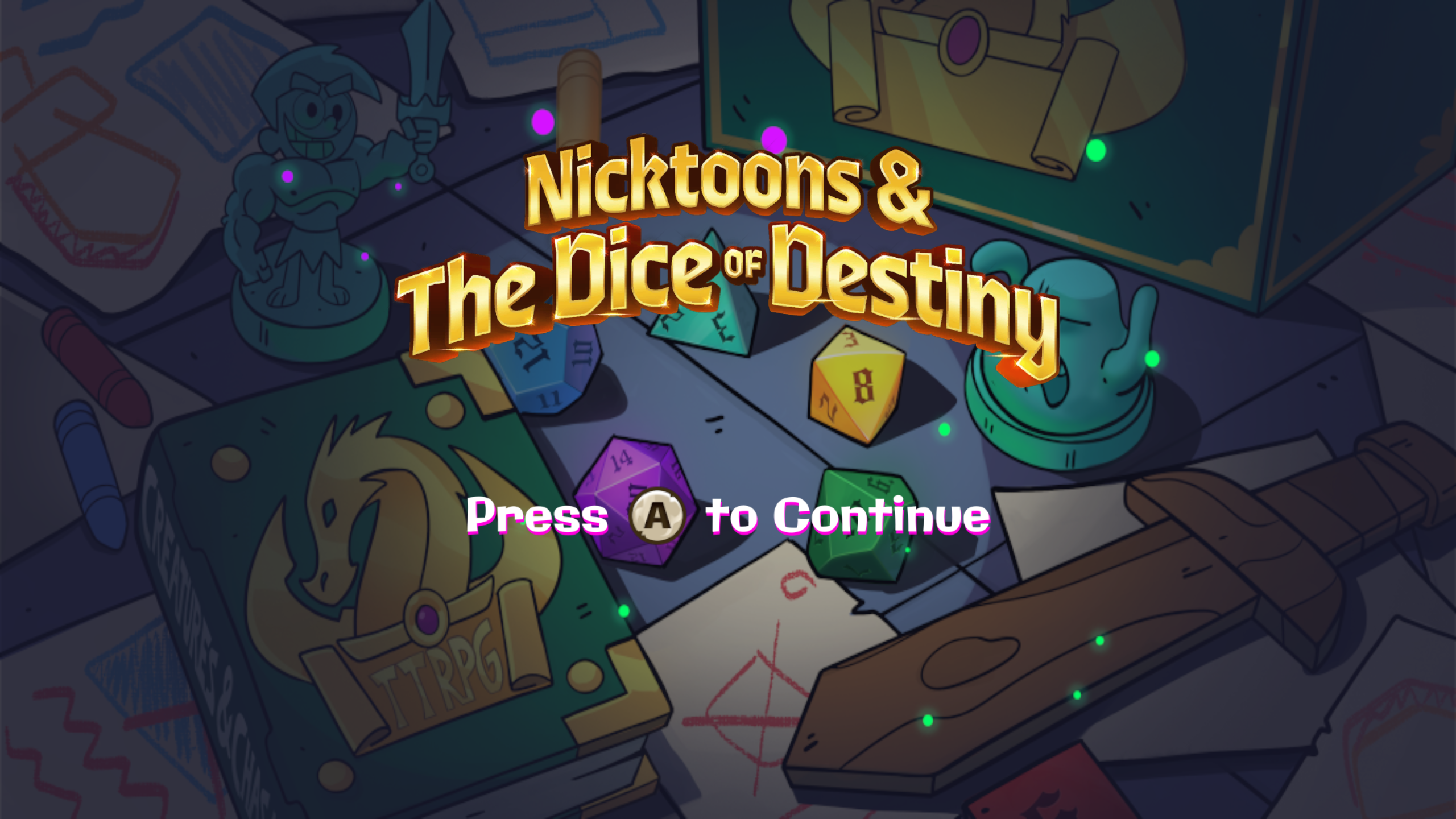 [XCI] 三盘 尼克通与命运之骰Nicktoons & The Dice of Destiny 英文版v1.4.0