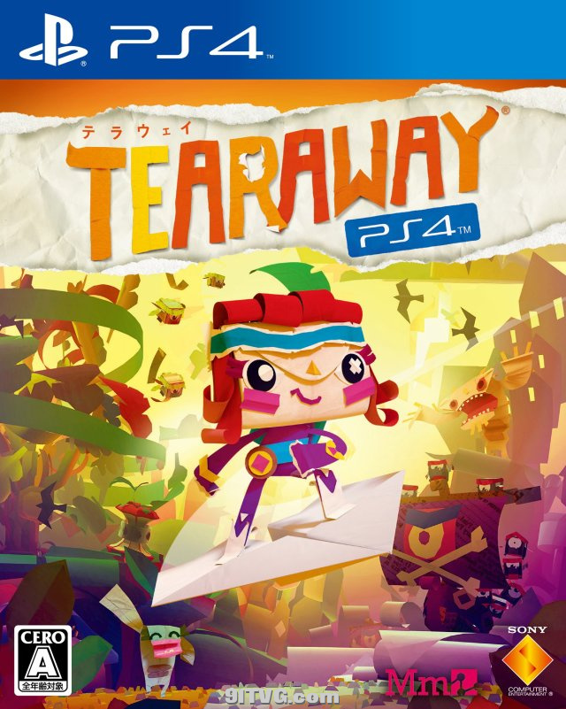【5.05】PS4 撕纸小邮差 拆封/Tearaway Unfolded 港版繁中 1.04整合版